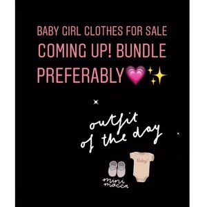 Baby girl clothes 💗✨ Sizes: Preemie- 3-6 months